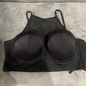 Torrid Mesh Detail wired swim top